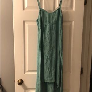 Tommy Bahama Palm Embroidered High Low Dress